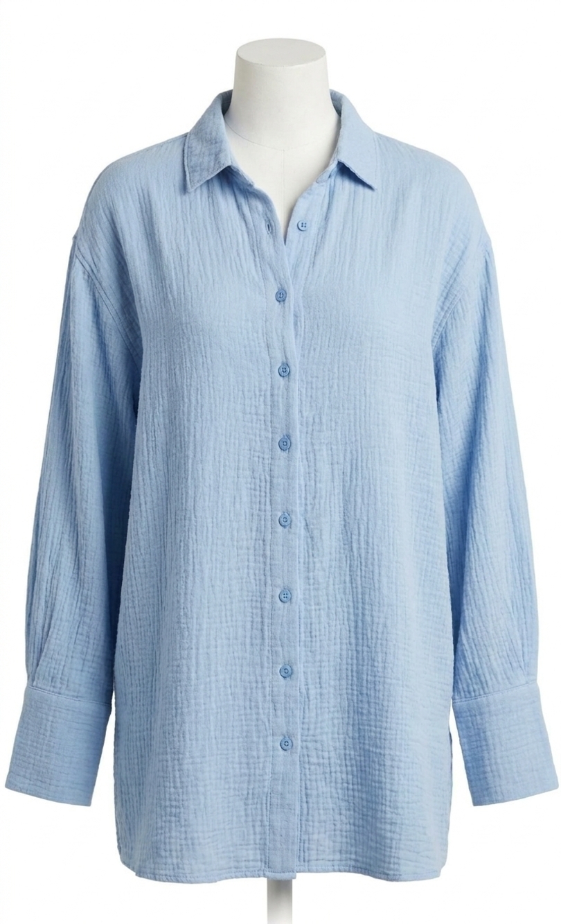 NEW SUNDAYS eliana shirt in french blue